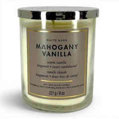 Świeca zapachowa 1-knotowa premium MAHOGANY VANILLA 227 g