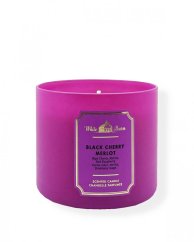 3-knotová vonná svíčka BLACK CHERRY MERLOT 411 g