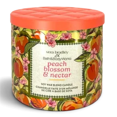 3-knotová vonná svíčka PEACH BLOSSOM & NECTAR 411 g