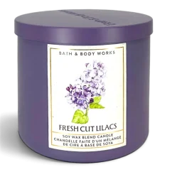 3-knotová vonná svíčka FRESH CUT LILACS 411 g