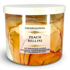3-knotová vonná svíčka PEACH BELLINI 411 g