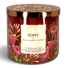 3-knotová vonná svíčka POPPY 411 g