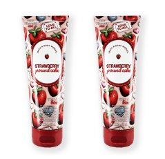 Súprava Telový krém STRAWBERRY POUND CAKE 226 g - 2 ks