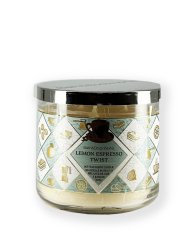 3-knotová vonná svíčka LEMON ESPRESSO TWIST 411 g