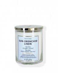 Single Wick Candle SUN-DRENCHED LINEN 227 g