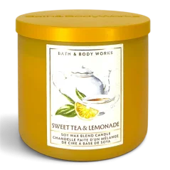 3-kanócos gyertya SWEET TEA & LEMONADE 411 g