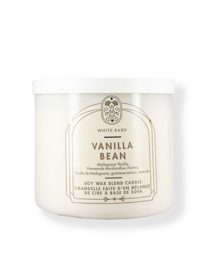 3-knotová vonná svíčka VANILLA BEAN  411 g