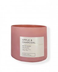 3-knotová vonná svíčka APPLE & CHARCOAL 411 g