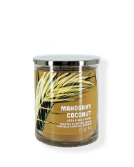 1-knotová vonná svíčka MAHOGANY COCONUT 227 g
