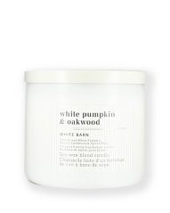 3-knotová vonná svíčka WHITE PUMPKIN & OAKWOOD 411 g